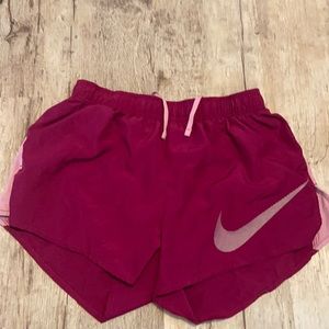 Pink Nike Running Shorts